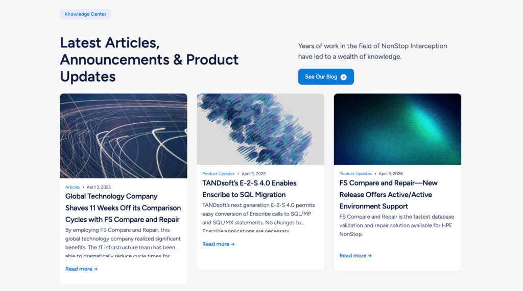 TANDsoft Blog